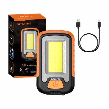 Superfire Superfire zseblmpa G21, 650lm, USB