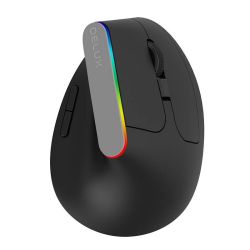  Delux Vezetk nlkli fggleges egr Delux M618C 2.4G 1600DPI RGB (fekete)