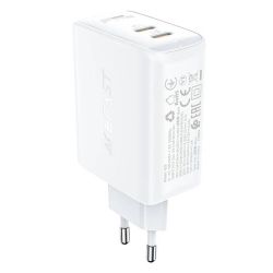  Acefast Wall charger Acefast A29 PD50W GAN, 2x USB, 50W (white)