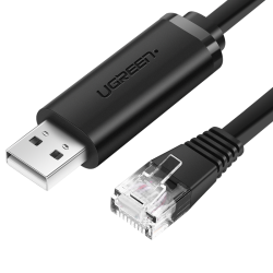  UGREEN UGREEN CM204 konzol kbel USB - RJ45 hlzati eszkzkhz, 1,5m (fekete)