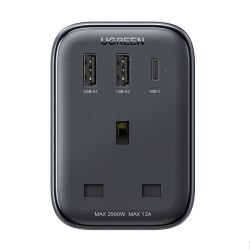  UGREEN Travel adapter UK to EU plug UGREEN CD314 2xUSB-A, 1xUSB-C