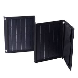  Choetech Foldable solar charger Choetech SC005 22W 2xUSB (black)