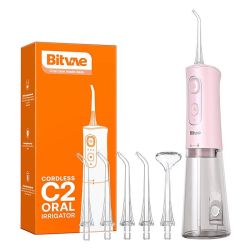  Bitvae Water flosser with nozzles set Bitvae C2 (pink)