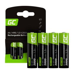  Green Cell Green Cell Rechargeable Batteries Sticks 4x AA HR6 2000 mAh