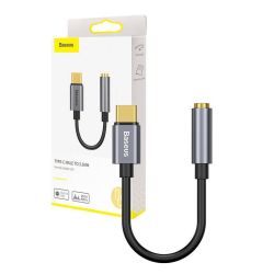  Baseus Baseus L54 USB-C audioadapter + 3,5 mm-es mini jack csatlakoz (szrke)