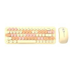  MOFII Wireless keyboard + mouse set MOFII Bean 2.4G (Milk Tea)