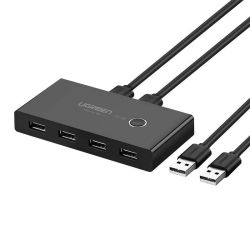  UGREEN UGREEN 30768B Megoszt kapcsoldoboz, USB 3.0 (fekete)