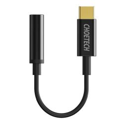  Choetech Adapter Choetech AUX003 USB-C to 3.5mm Audio Jack Adapter (black)