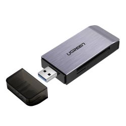  UGREEN UGREEN 4 az 1-ben USB adapter SD + microSD krtyaolvas (ezst)