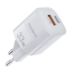  Choetech Wall Charger Choetech, 33W, PD5006 A+C dual port (white)