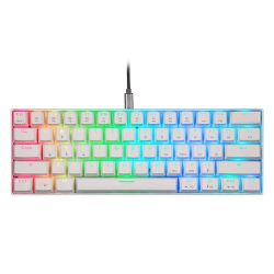  Motospeed Motospeed CK61 RGB mechanikus billentyzet (white)