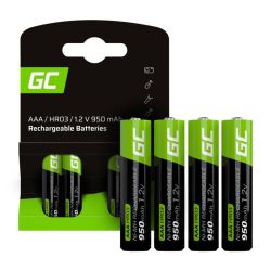  Green Cell Green Cell Rechargeable Batteries Sticks 4x AAA HR03 950mAh