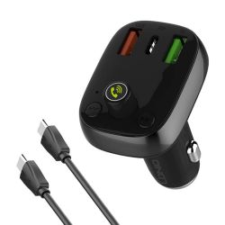  LDNIO LDNIO Bluetooth C704Q 2USB, USB-C Transmiter FM + USB-C - USB-C cable