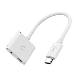  Cygnett Adapter audio USB-C to mini jack 3.5mm i USB-C Cygnett Essential (white)