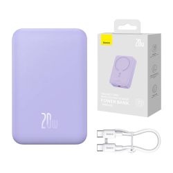  Baseus Powerbank Baseus Magnetic Mini 20000mAh 20W MagSafe (purple)