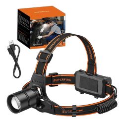  Superfire Headlight Superfire HL71, 500lm, USB