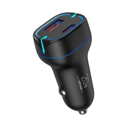  Vipfan Vipfan C11 auts tlt, USB + USB-C, PD 20W + QC 3.0, LED (fekete)