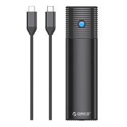  Orico M.2 NVMe External Enclosure, Orico PWM2-G2-BK-EP, USB-C, 10Gbps (Black)