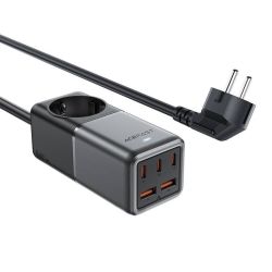  Acefast Desktop power strip Acefast Z2, GaN, 3xUSB-C, 2xUSB-A, 75W (black)