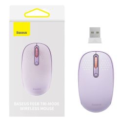  Baseus Wireless mouse Baseus F01B Tri-mode 2.4G BT 5.0 1600 DPI (purple)