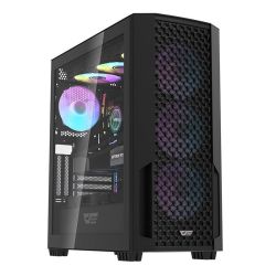  Darkflash Computer case Darkflash DF2100 + 4 ARGB fans (black)