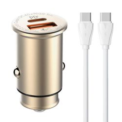  LDNIO LDNIO C506Q USB, USB-C Car charger + USB-C - USB-C Cable