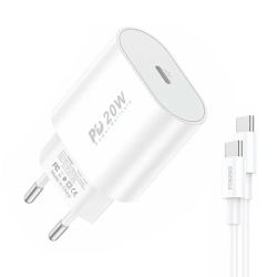  Foneng Fast charger Foneng 1x USB EU39 + USB Type C cable