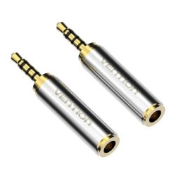  Vention audio adapter, Vention VAB-S02, 3.5mm (female) to mini jack 2.5mm (male), (gold)