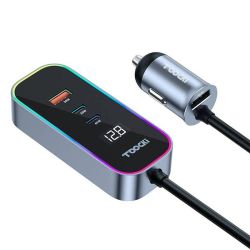  Toocki Toocki Car Charger 2C+2A, 155W (Grey)