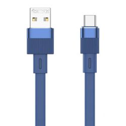  Remax Cable USB-C Remax Flushing, 2.4A, 1m (blue)