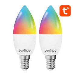  Laxihub Laxihub LAE14S Wifi Bluetooth TUYA Smart LED izz (2-csomag)